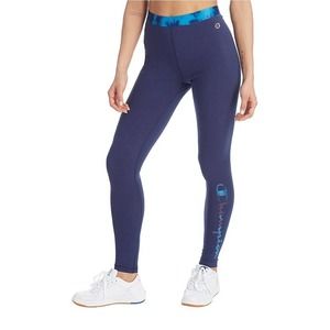 Women's Champion Authentic Graphic High-Waisted Leggings Women's Plus 4X Navy